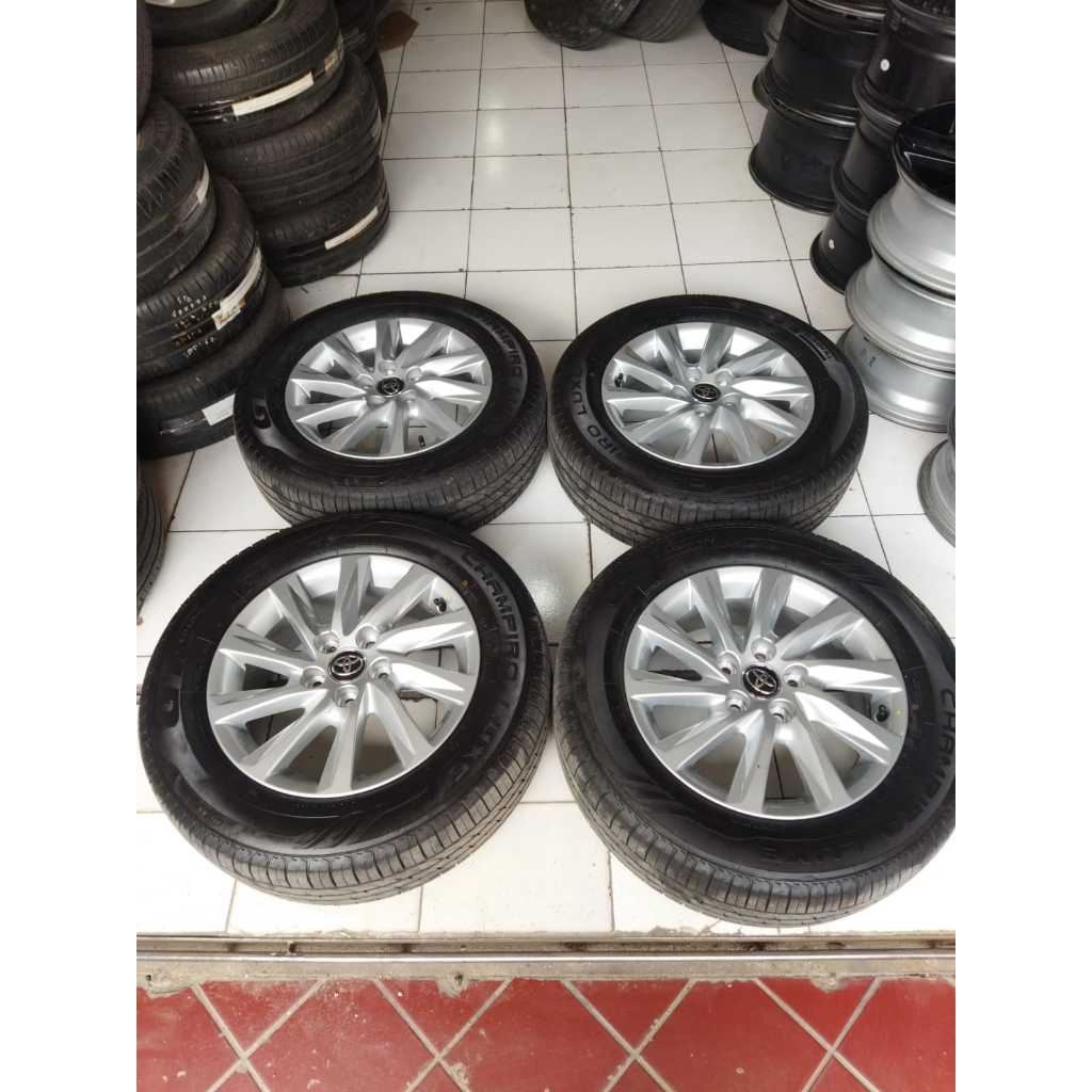 velg mobil bekas ZENIX ring 16 pcd 5x114,3 plus ban 205 65 r16 [ thn 2024 ]