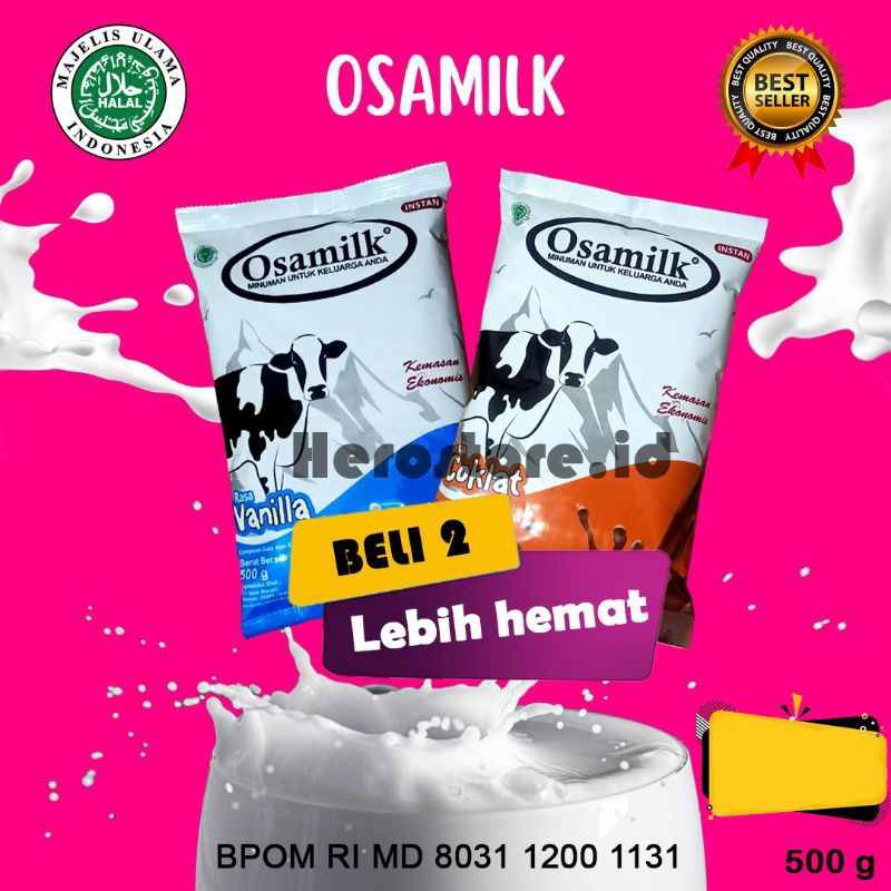 

SUSU OSAMILK ORIGINAL 100% Penggemuk Badan & Penambah Nafsu Makan 500 g