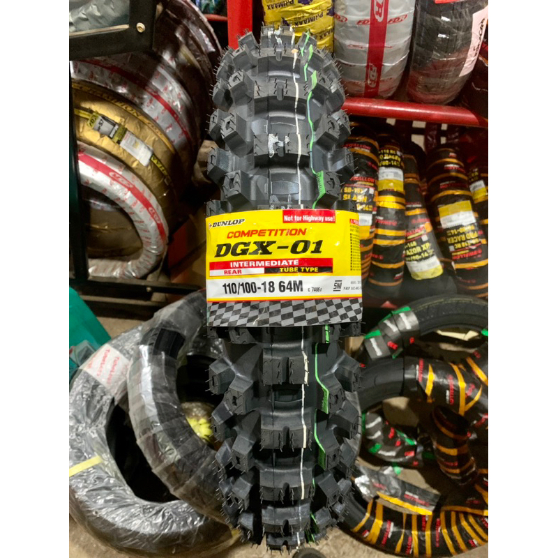 BAN DUNLOP CROSS TRAIL DGX 01 RING 18 110/100-18 TUBETYPE PRODUKSI TAHUN 2025 NEW