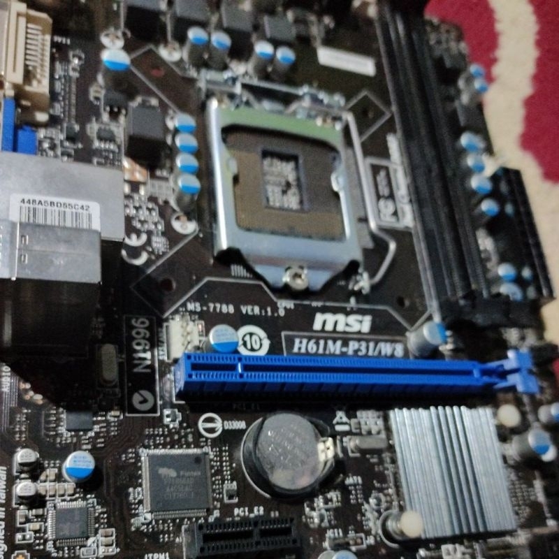 MOTHERBOARD MSI H61M-P31 SOCKET 1155 RUSAK
