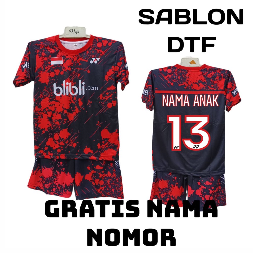 JERAEY VOLI ANAK SETELAN BAJU KAOS VOLI ANAK SIZE 8-12THN