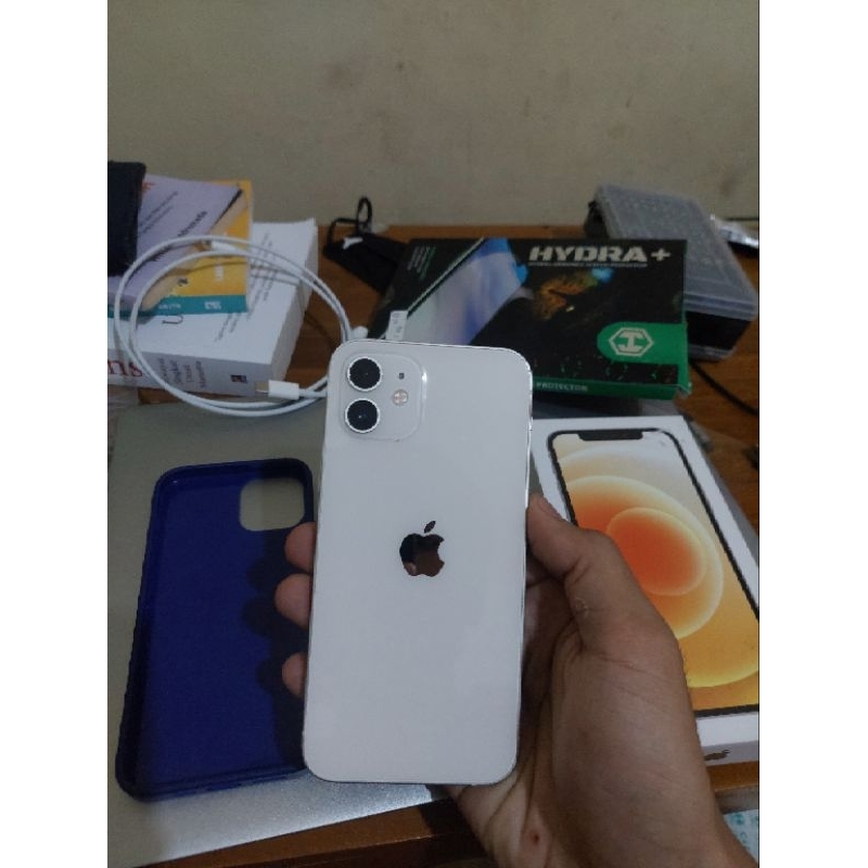 Iphone 12 White 128 GB - Imei Bea Cukai