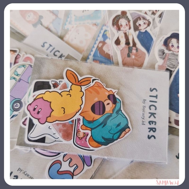 

STIKER AESTHETIC LUCU JOURNAL