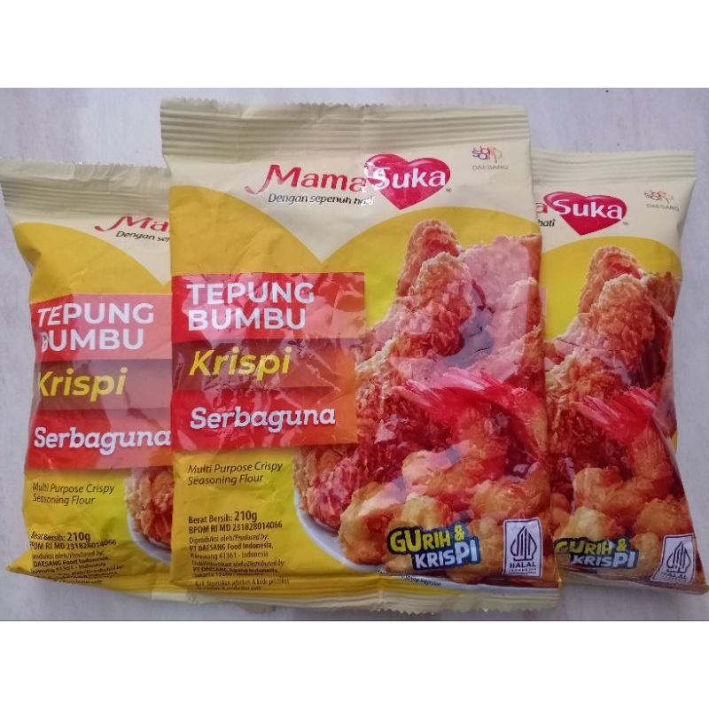 

Mama Suka Tepung Bumbu Krispi Serbaguna 210g