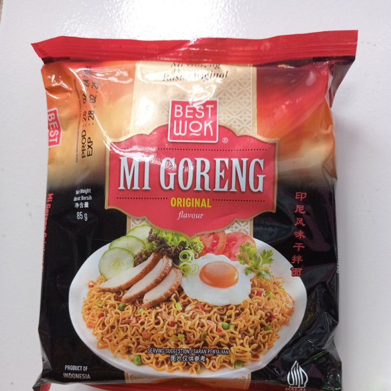 

Mie Goreng Best Wok Original/Mie Instan Goreng 5 pcs
