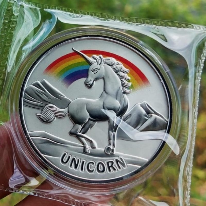 Perak unicorn warna 2023 limited edition- 1 oz silver coin fiji