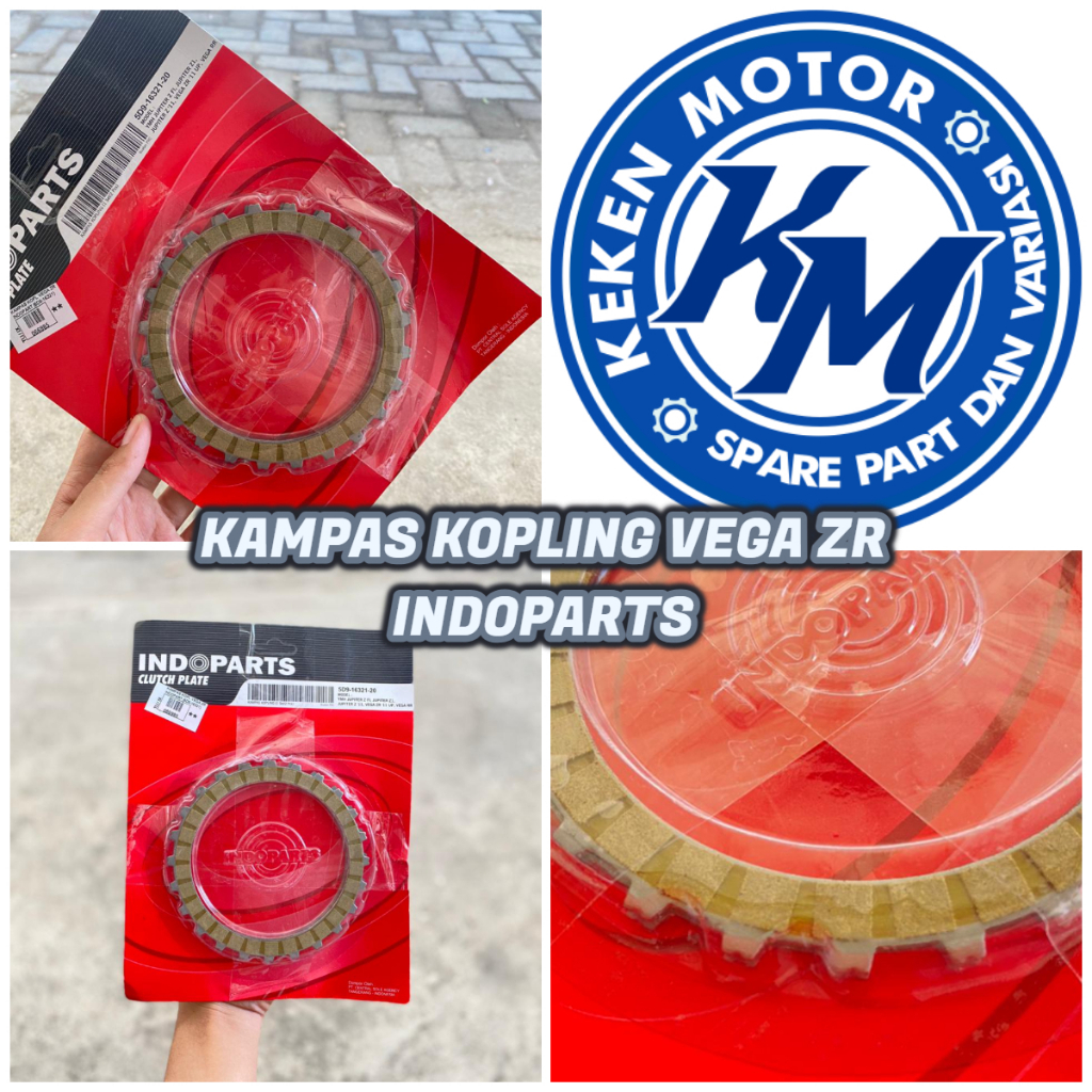 KAMPAS KOPLING VEGA ZR (5D9-16321) MERK INDOPARTS || KAMPAS KOPLING VEGA ZR (5D9-16321)