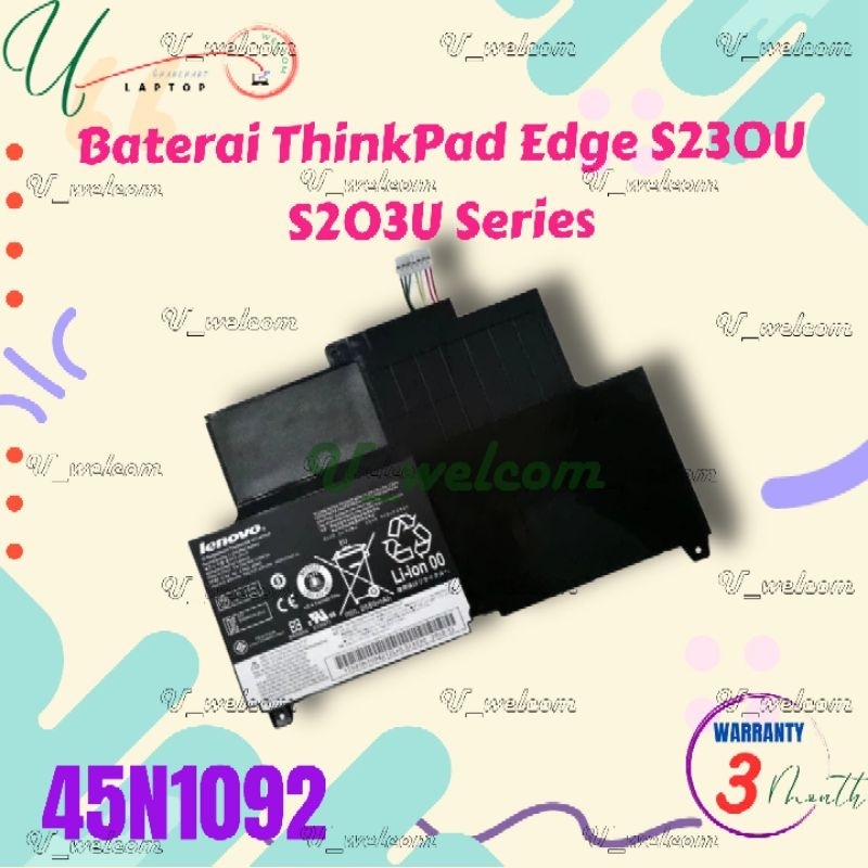 Baterai ThinkPad Edge S230U Twist 45N1092 45N1093