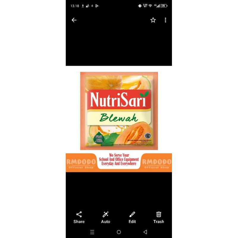 

nutrisari all variant l1 renceng isi 10 bungkus