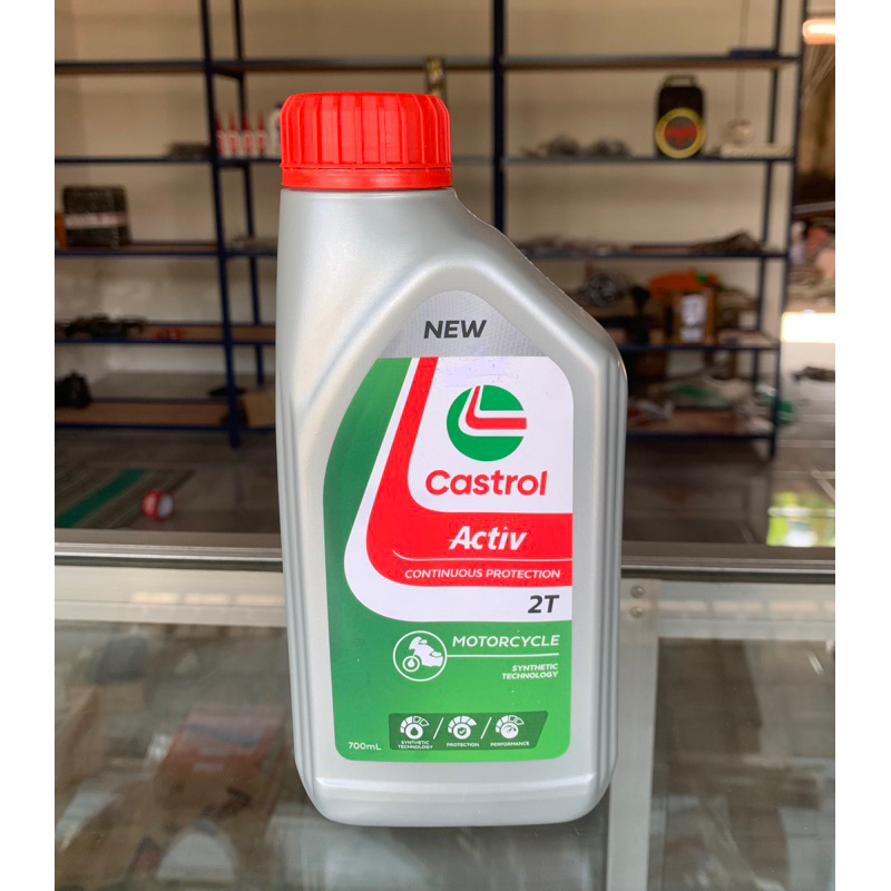 Oli Samping Castrol Activ 2t 2 tak 0.7 liter Original Kemasan Baru