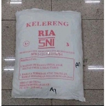 Kelereng 16mm 1 Karung Varian Belimbing Metalik Susu