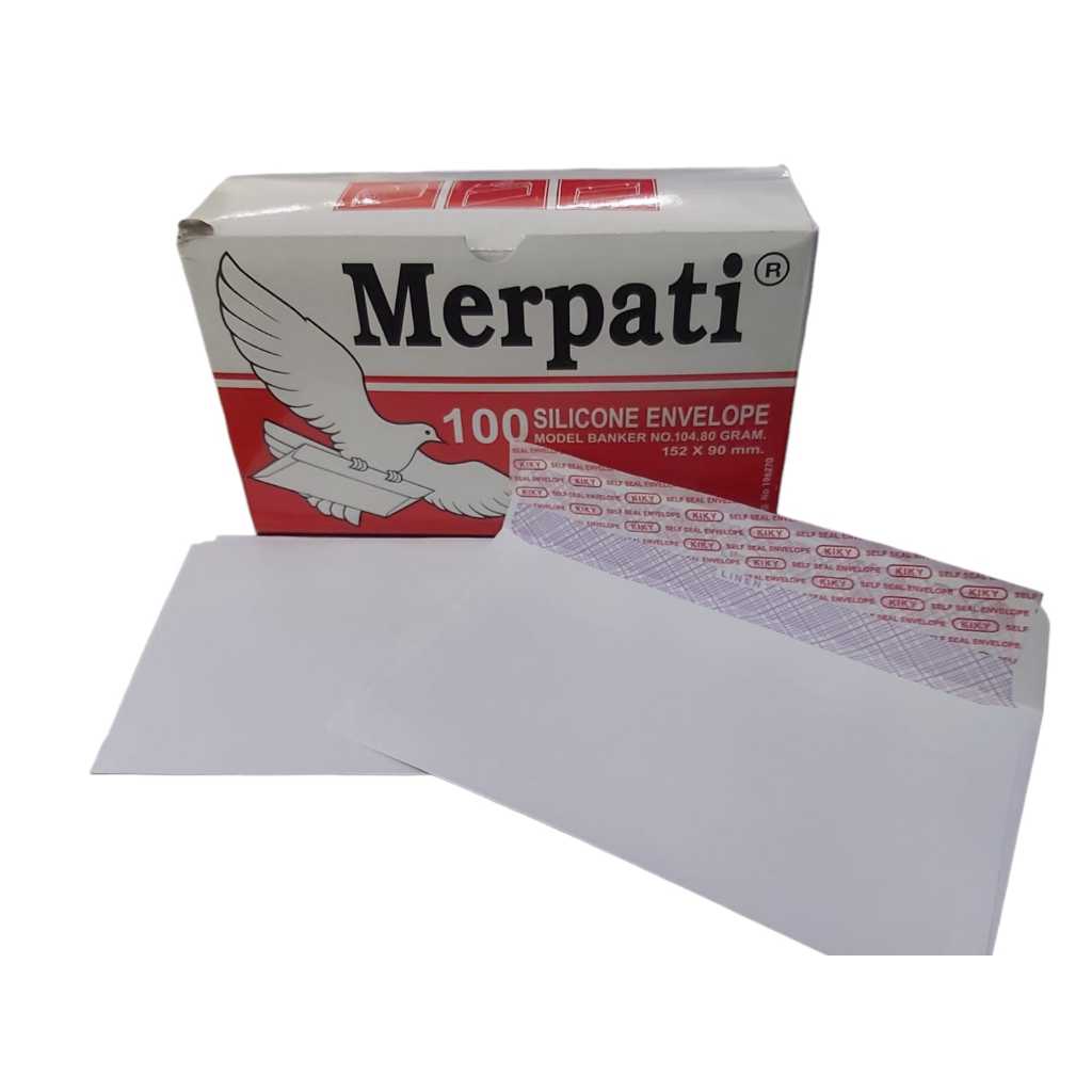 

AMPLOP MERPATI PUTIH BANKER NO. 104 152X90 MM 80 GSM