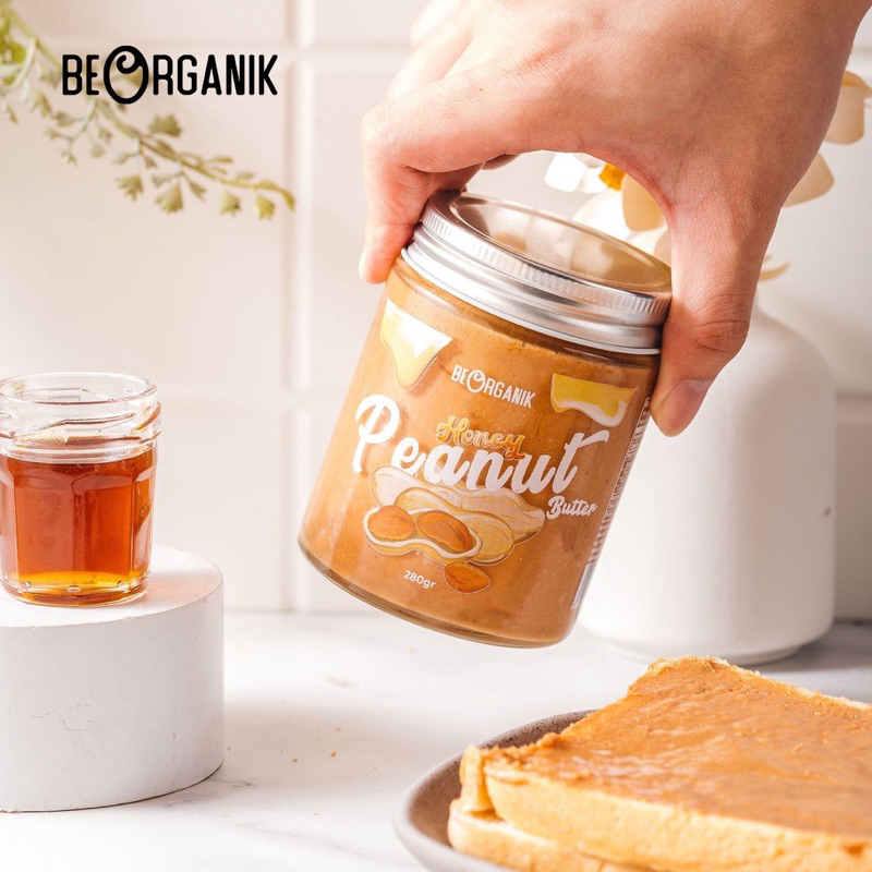 

Beorganik Peanut Butter / Selai Kacang 280gr (Unsweetened, Gluten Free, Vegan)
