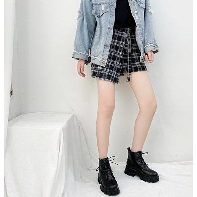 Promo Terbaru Sepatu Boots Wedges Flat Wanita Premium Sepatu Boots Wanita Fashion Premium Quality (