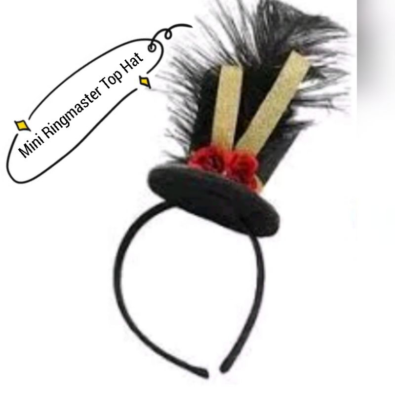 (PO) Mini Ringmaster Top Hat/Bando Topi Mini Sircus
