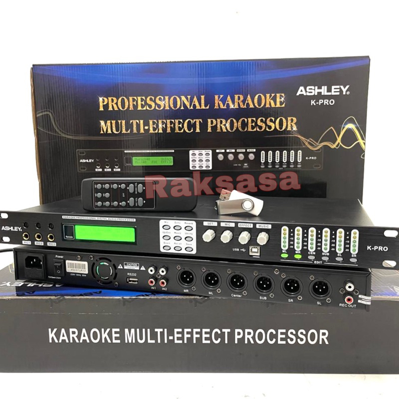 PROSESOR KARAOKE/MANAGEMENT SYSTEM ASHLEY K PRO kpro BARU