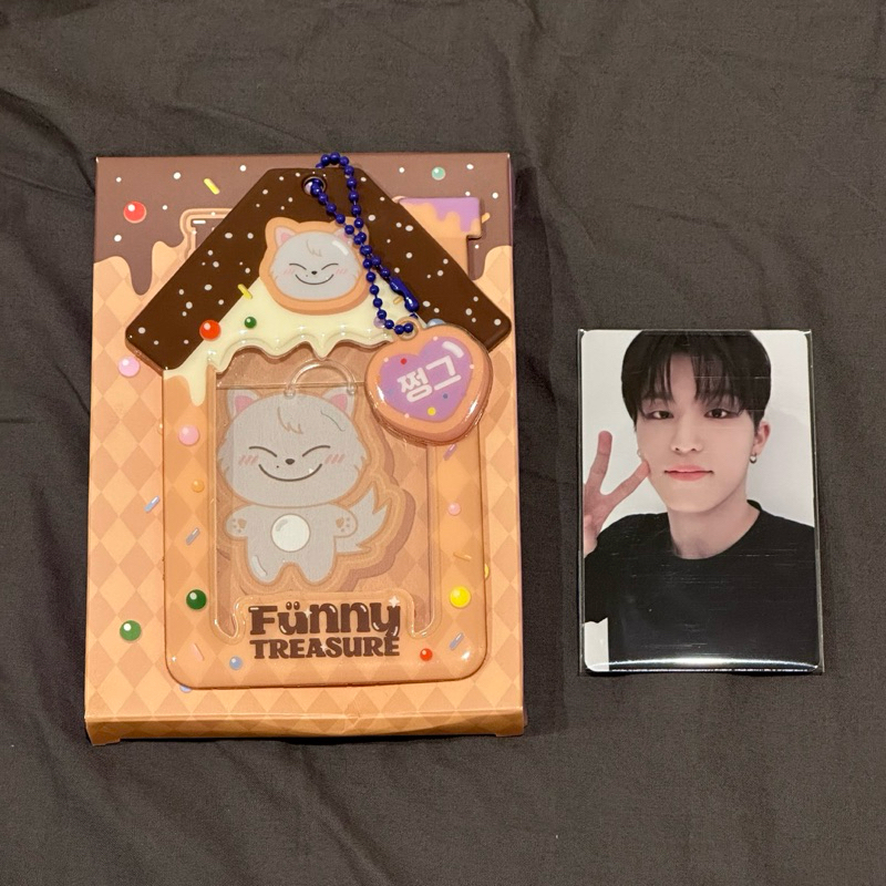 (ready ina) funny treasure jjeonggue cahol keyring set