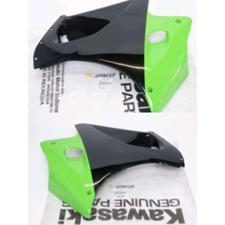 Fairing Bawah Ninja RR OLD ORIGINAL Kiri Kanan HITAM HIJAU KIRI 55028-1356-20P KANAN 55028-1357-20P