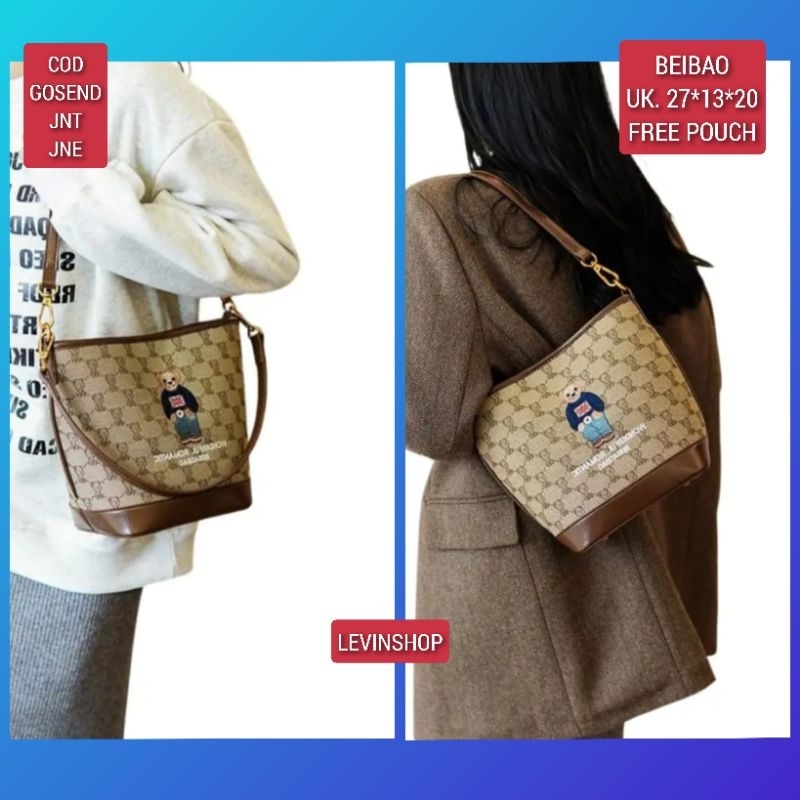 TAS BEIBAOBAO BEAR ORIGINAL IMPORT (COD)