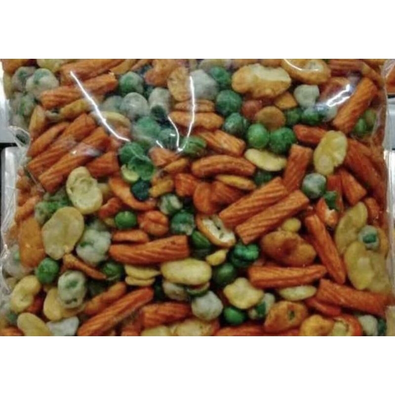 

KACANG CAMPUR JAIPONG POLONG MIX NUT 1Kg sncak kiloan