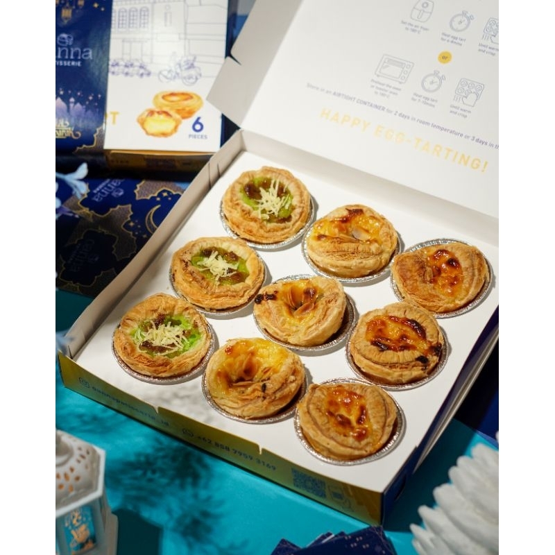 

Hampers Lebaran Portuguese Egg Tart isi 9