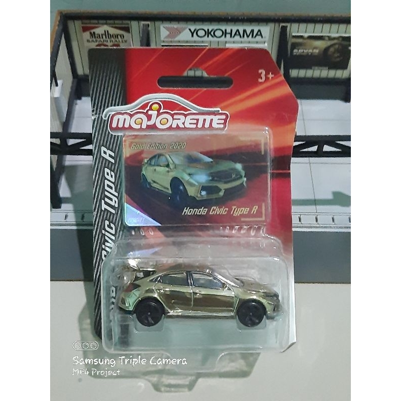 Majorette honda civic tipe R gold edition 2020