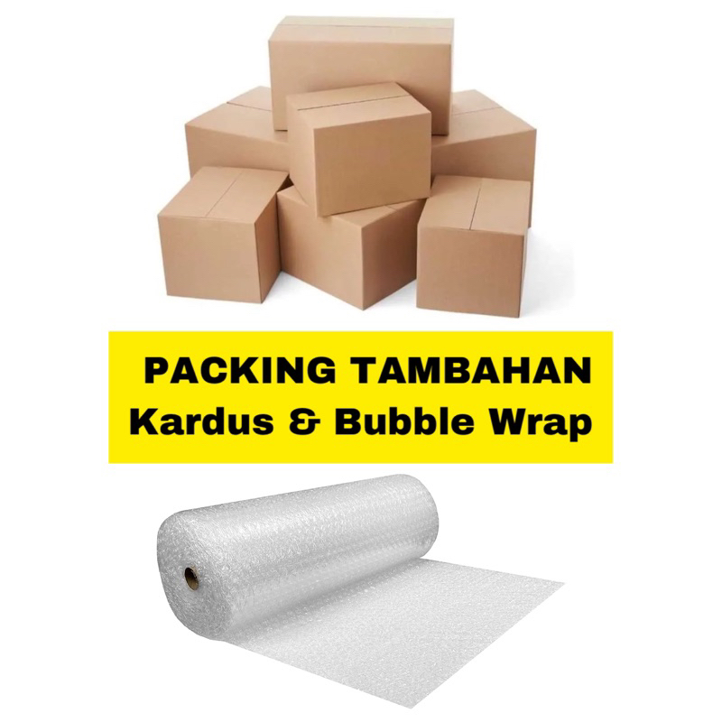 

Packing Tambahan Kardus / Bubble Wrap / Bubble Air