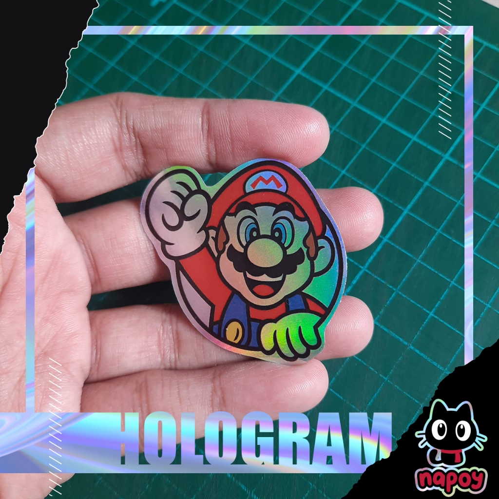 

Stiker Hologram Game Mario Kart Yeah