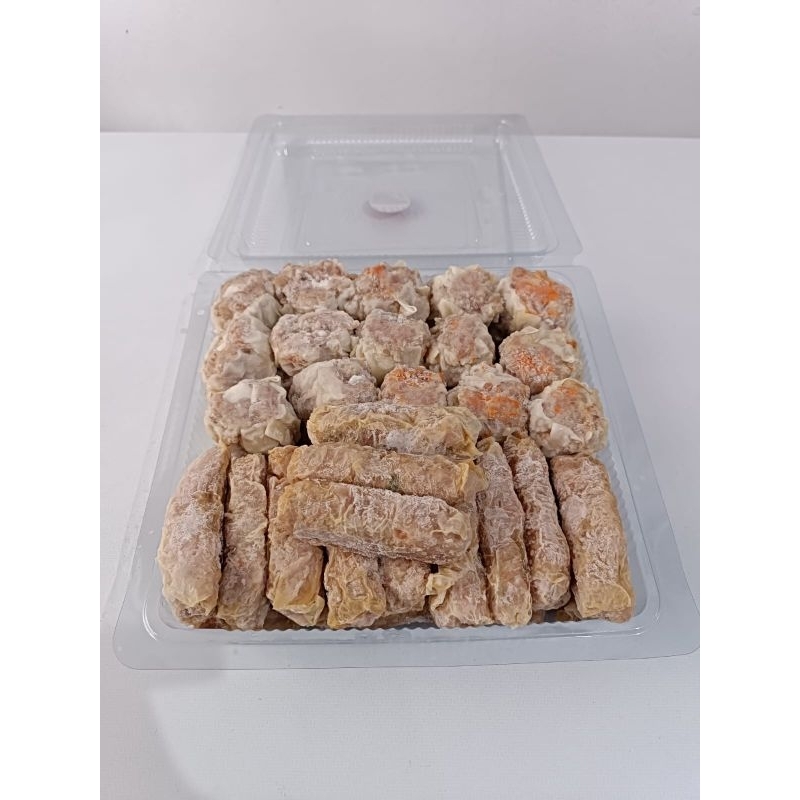 

Dimsum siomay mix lumpia ayam kemasan isi 50 pcs frozen