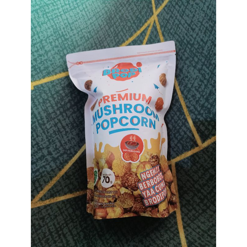 

BRODI PREMIUM MUSHROOM POPCORN SAPI PANGGANG