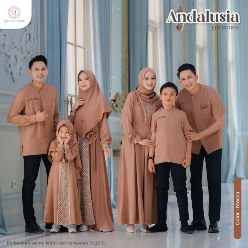 READYSTOK sarimbit lebaran polos/sarimbit premium/sarimbit andalusia by Qinara