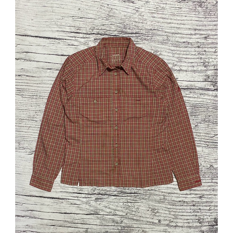 Kemeja outdoor cewek wanita kotak Vaude second