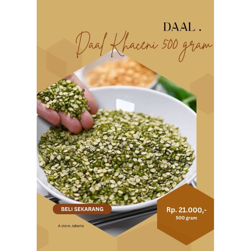 

daal Khaceni / moong daal green split 500 gram