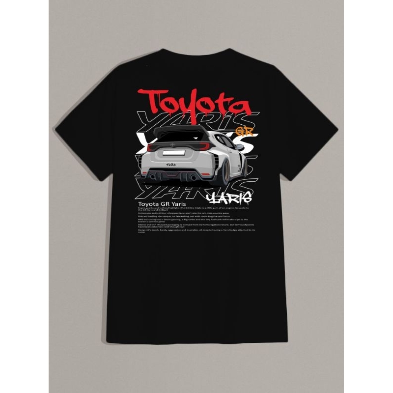 Kaos baju Toyota GR Yaris - Tshirt Toyota GR Yaris