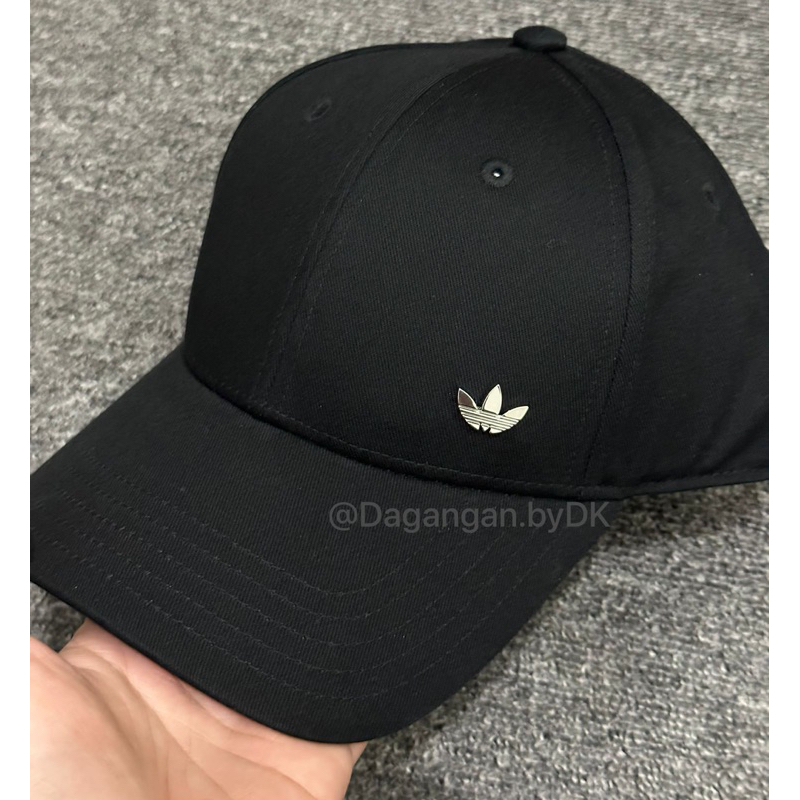 Topi Adidas Cap Metal Mini Logo Original 100% Black (Limited)