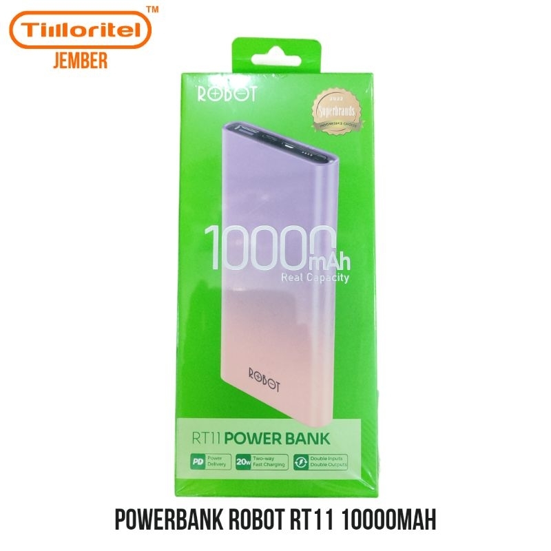POWERBANK ROBOT RT11 10000MAH