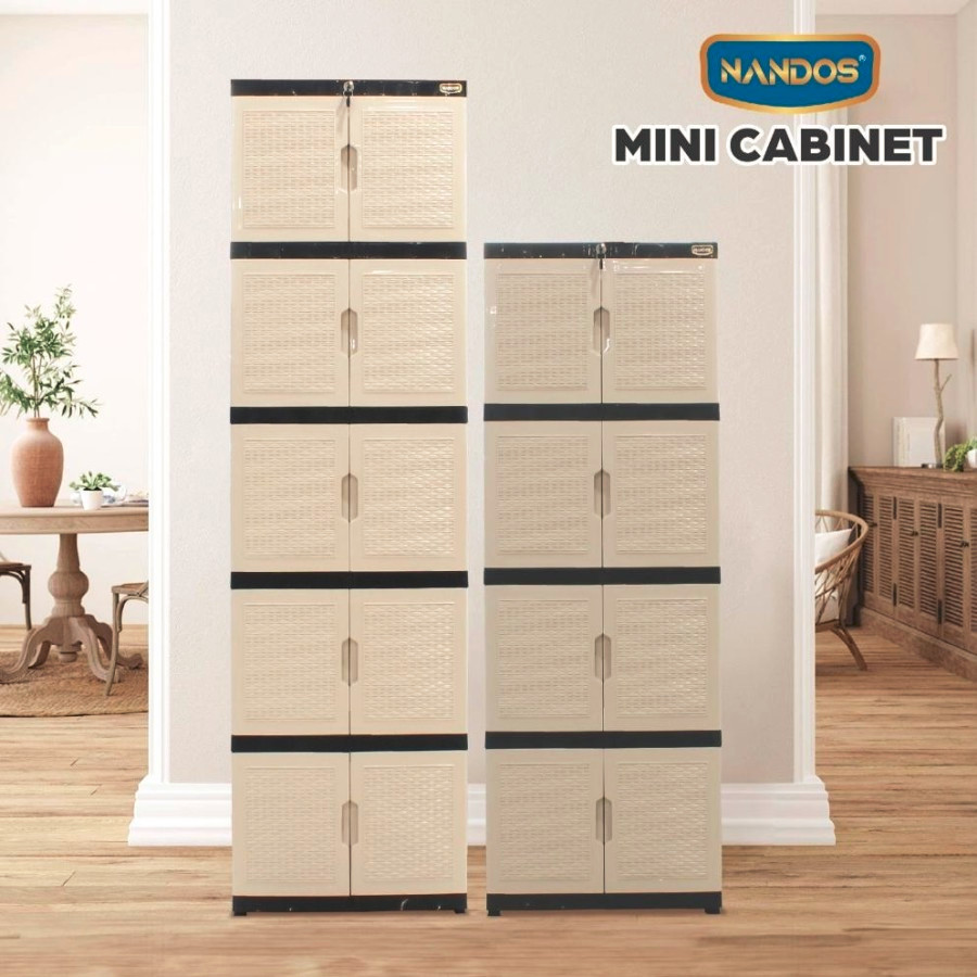 LEMARI MINI CABINET NAIBA 5 SUSUN