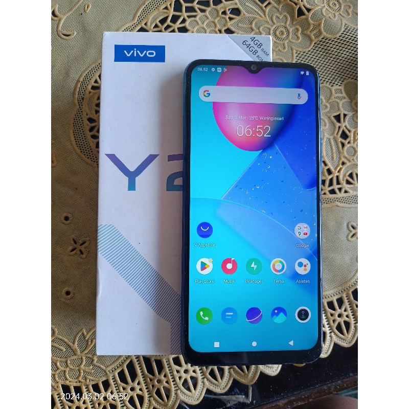 vivo Y20 ram 4/64 Gb