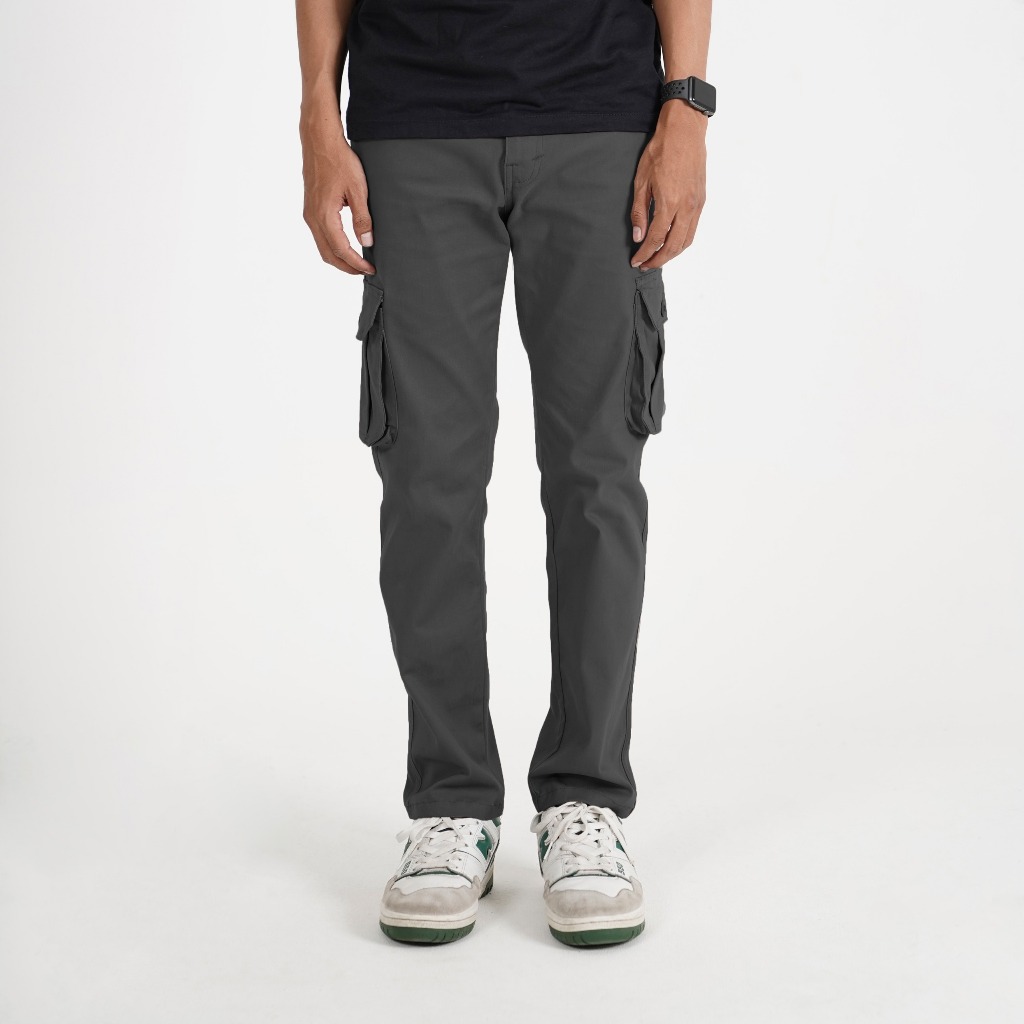 Fairgoods Celana CARGO LONG Pants Grey