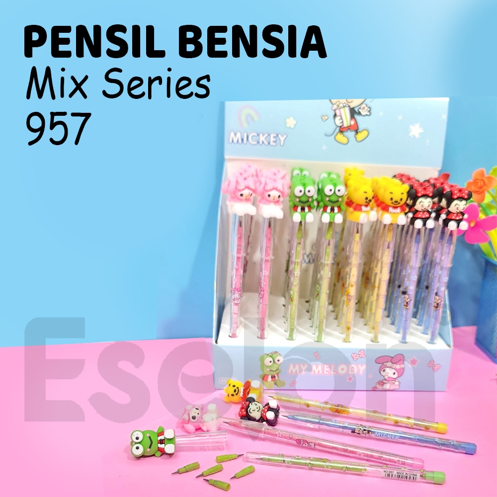 

1pc Pensil Bensia Fancy Karakter / Pensil sambung susun