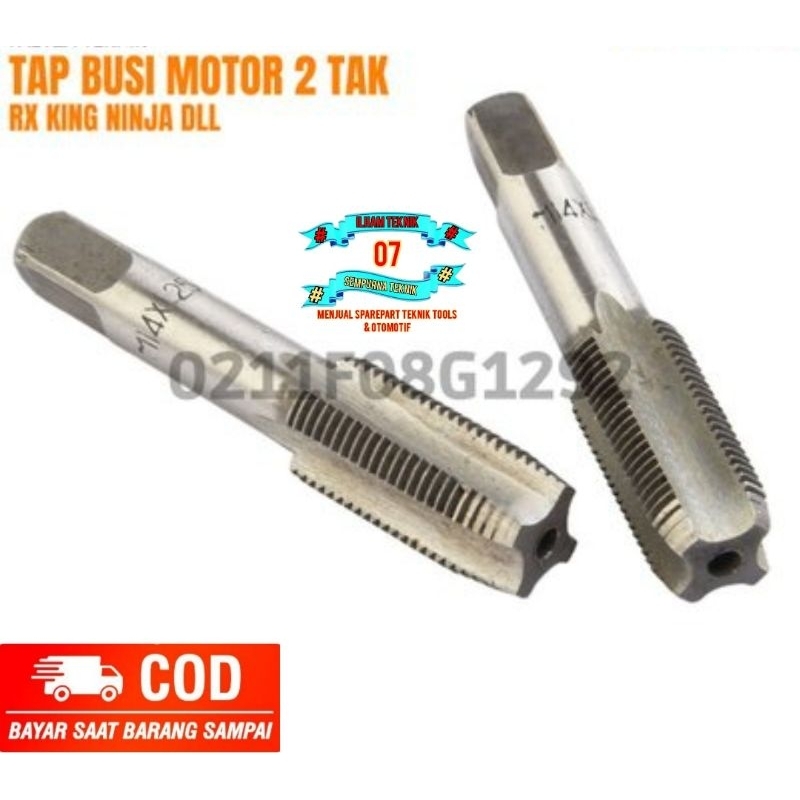 Alat Untuk Membuat Ulang Busi Tap Busi Motor 2 Tak RX King Ninja Fiz R Bukan OSG Yamawa