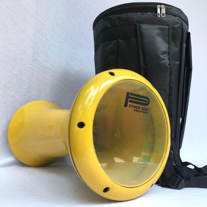 Darbuka cat coting polos mika bening ukuran 8 inch