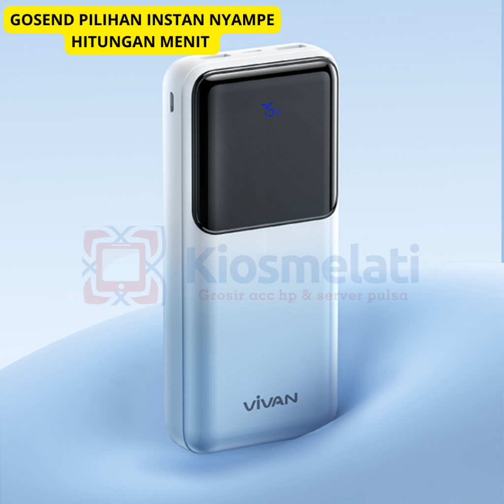 Power Bank Vivan VPB-D20 Blue 20000 mAh