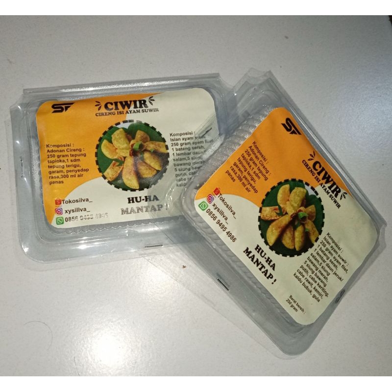 

ciwir ( cireng isi ayam suwir) bikin nagih hu ha