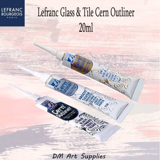 

Lefranc Glass & Tile Cern Outliner 20 ml (Di bakar)