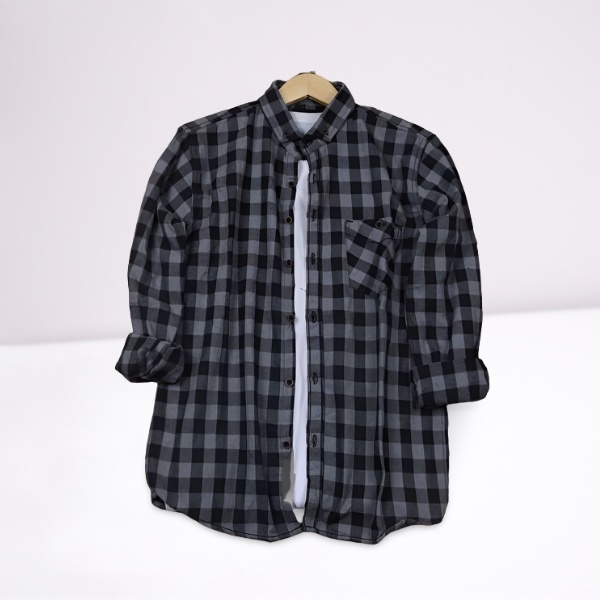 Kemeja Kotak Cowok - Hem Flanel Pria Lengan Panjang - Kemeja Flanel Merah Pria - Baju Kotak LENGAN P