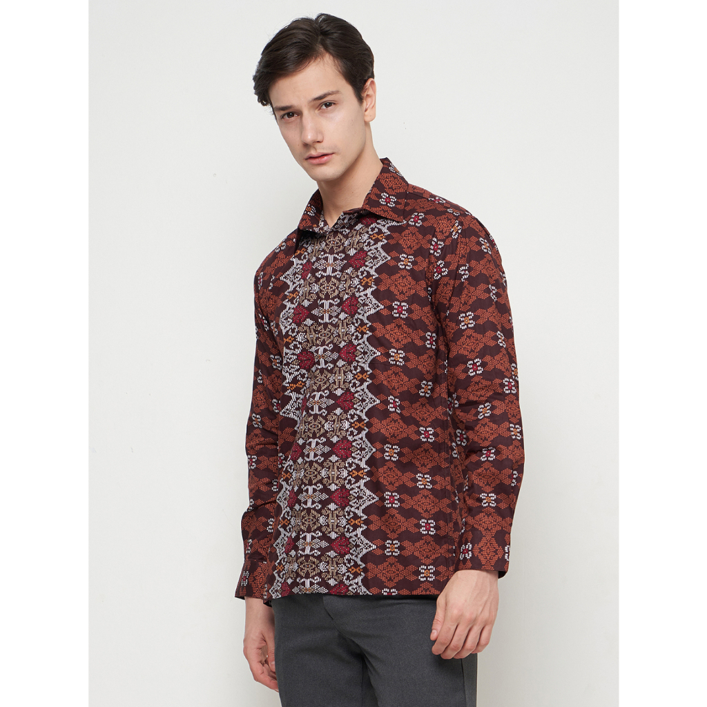 BATIK KRISNA WAHYU - BATIK KATUN LENGAN PANJANG