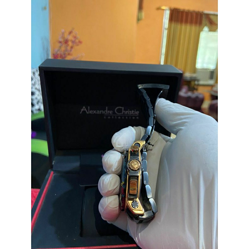 Dijual ALEXANDRE CHRISTIE Jam Mewah, AC 9205 MC ROSEGOLD CARBON