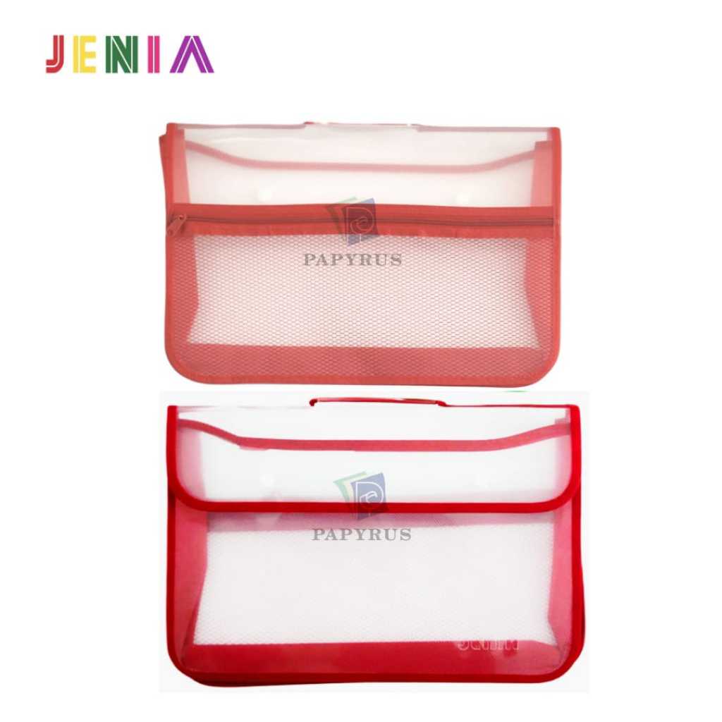 

BRIEF CASE JENIA / TAS MAP KANCING 2 / FILE CASE KANCING JENIA MERAH