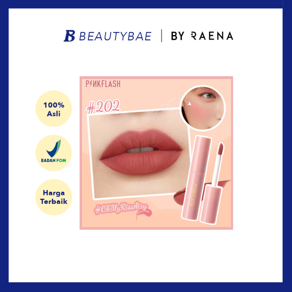 Pinkflash M01 Lip & Cheek Duo Matte Tint - #202 | 30 ml